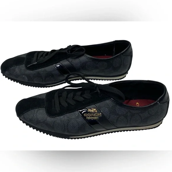 Coach Black and Gray Women's Sneakers - Picture 2 of 10